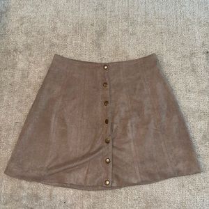 Altar’d State Suede Mini Skirt